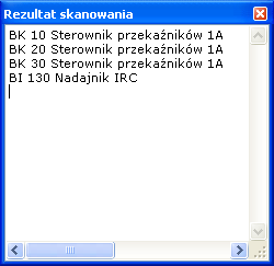 2.3. Okno skanowania Jest to okno które pojawia się po naciśnięciu przycisku Skanowanie na oknie głównym i po przeprowadzeniu procesu skanowania.