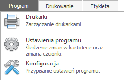 7 Ustawienia programu zakładka program Ustawienia programu znajdują się w zakładce Program.