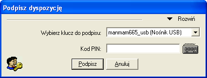 W pierwszym przypadku system poprosi Cię o wpisanie w odpowiednie pole kodu SMS wygenerowanego i przesłanego na Twój telefon komórkowy.