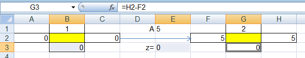 Gdzie komórka: T 1 W = A=0 T 1 P = C= MIN(F-E1) T W = F= MAX(C+E1) T P =H=F L 1 =B3=C-A L =G3=H-F Z=F-C-E1 Dodatkoa