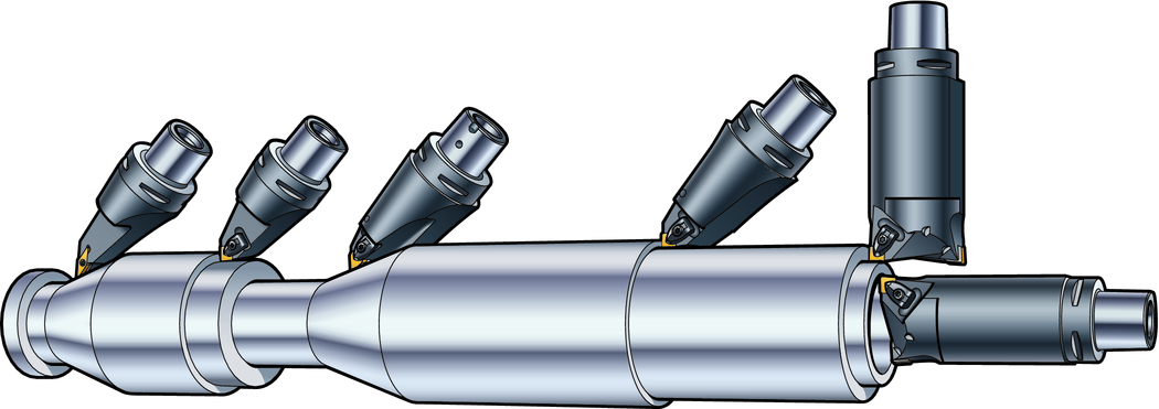 oroplex TT Wielofunkcyjne narzędzia tokarskie Dwa narzędzia tokarskie w jednym przeznaczonym do obróbki na obrabiarkach wielozadaniowych.