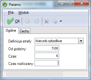 Komunikat pojawi się przy próbie wprowadzenia strefy zachodzącej na inną strefę. Taki zapis nie będzie możliwy.