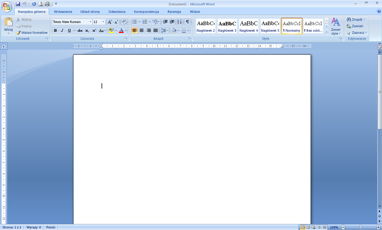EDYCJA TEKSTU - MS WORD ilu.1 Program Word 2007 Zaawansowanym edytorem tekstu jest Microsoft Word 2007 (ang. Word znaczy słowo).