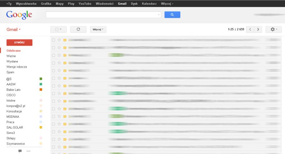 Gmail Po prostu poczta elektroniczna umożliwiająca wiele więcej niż tylko pisanie i odbieranie listów. Dodatkowo działa jak chat i forum.