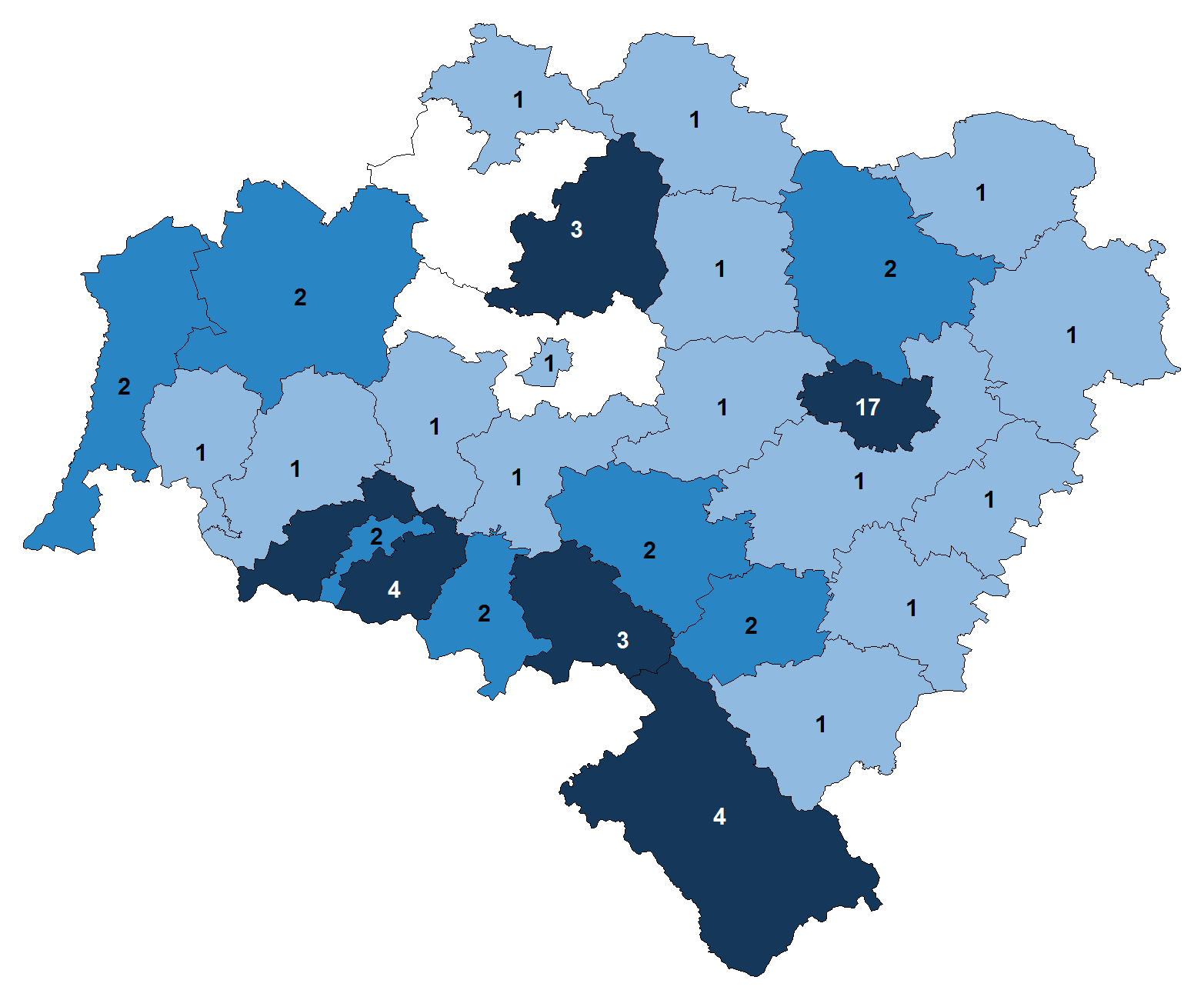 Wydaje się jednak, że na zróżnicowanie przeżyć 5-letnich prócz różnic w zaawansowaniu wpływa przede wszystkim bliskość, więc także łatwa dostępność do ośrodka onkologicznego, pulmonologicznego oraz