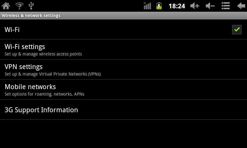 21. SETTING WF-FI: 1.Tap, then, select Wireless & networks 2.