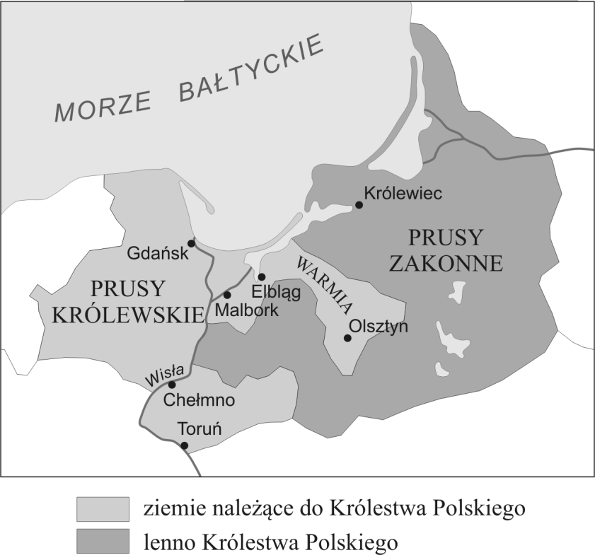 Taśma chronologiczna i mapa do zadania 6. Zadanie 6.