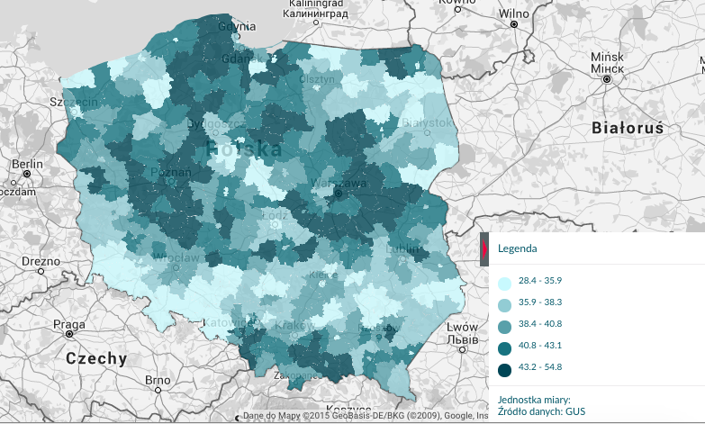 Podlasie na tle pozostałych województw niska dzietność mieszkańców