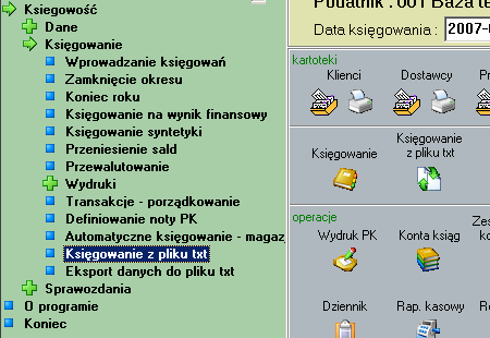 14. Automatyczne księgowanie ze źródeł zewnętrznych. Funkcja automatycznego księgowania danych ma wieloraką funkcjonalność.