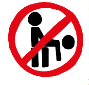 Zakaz pedałowania Symbol wykorzystywany przez środowiska narodowo radykalne, z reguły podczas demonstracji pojawia się również na wlepkach.