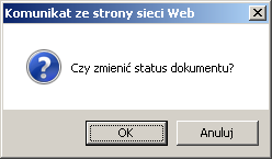 ZATWIERDZANIE REJESTRU Rejestry cząstkowe wprowadzone ręcznie oraz importowane z pliku Excel mają status WPRO (wprowadzony). Aby zatwierdzić raport wciśnij Zatwierdź pozycję a następnie OK.