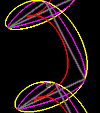 Zmień aktywny kolor na następny w palecie. Otwórz narzędzie Place B-spline Curves. Początkowe ustawienia narzędzia: Tworzymy nową krzywą B-spline wskazując istniejący element Line String.