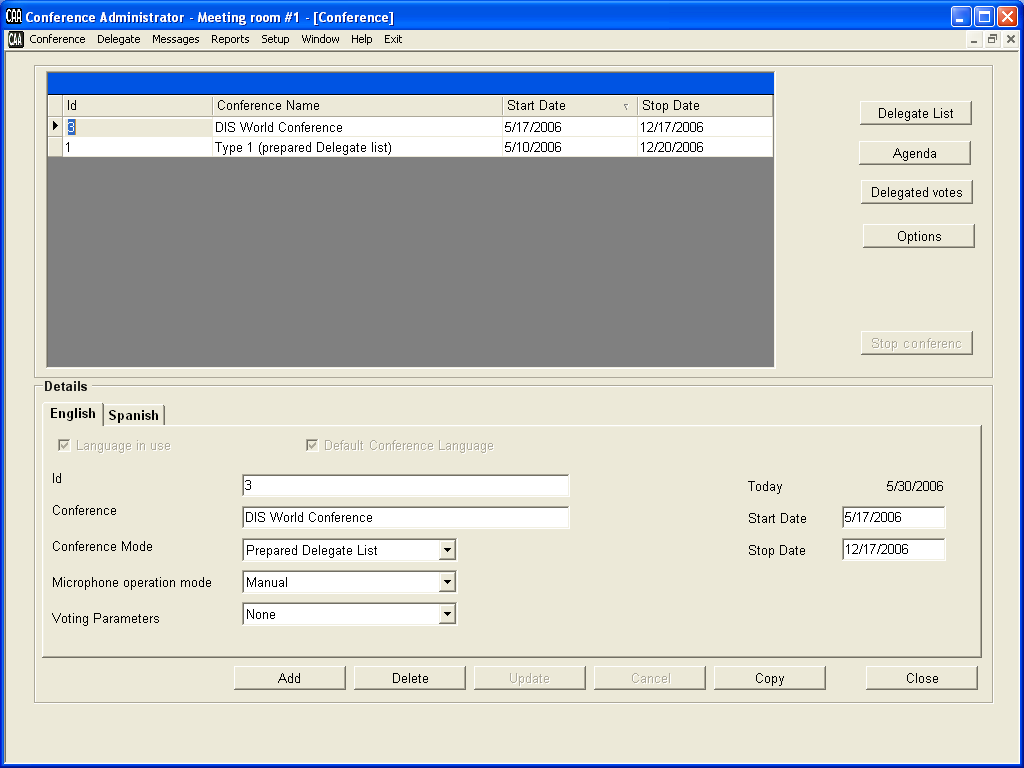 SW 6000 podstawowe aplikacje CAA