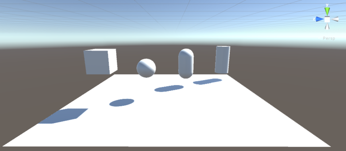 Rysunek: Podstawowe obiekty GameObject Podstawowe obiekty Cube; Sphere; Capsule; Cylinder; Plane.