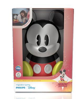 Lampa nocna Mickey Mouse SleepTime Mickey to lampka, która pokazuje dziecku, kiedy jest noc i trzeba spać.