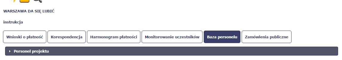 10. Baza personelu Baza personelu to funkcjonalność systemu umożliwiająca gromadzenie wszelkich danych dotyczących osób zaangażowanych do pracy w projekcie, m.in. formy zaangażowania czy jego wymiaru.