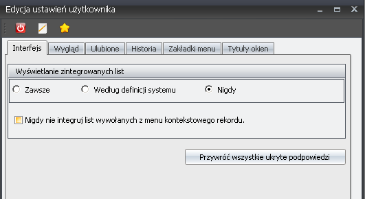 16 / 26 Po wybraniu opcji wyszukiwania wskazujesz parametry wyszukiwania Narzędzia skalowania podglądu na dolnej belce raportu 10 KONFIGURACJA ELEMENTÓW ŚRODOWISKA Interfejs Intellecta