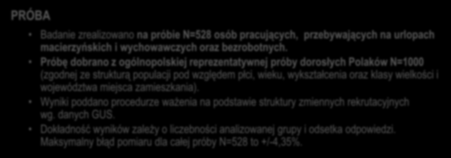 Podstawowe informacje o projekcie TIMING Badanie przeprowadził instytut Millward Brown S.A. na zlecenie agencji Work Service Badanie zostało zrealizowane w okresie 15-18.05.2015 r.