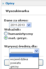 Wyniki krajowe oraz dodatkowe punkty odniesienia wyników (w