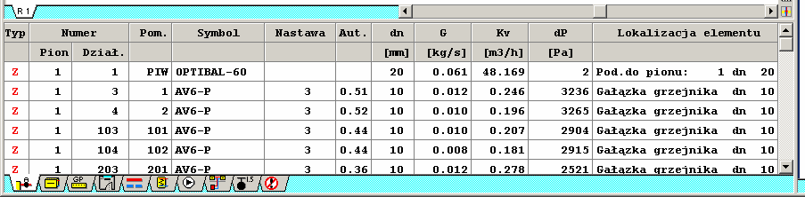 Radson C.O. 3.5 10.3.11 Teksty - tabela Tabela służy do wprowadzania tekstów umieszczanych na rysunkach. Znajduje się w części tabelarycznej 334 okna Dane - Rysunki 297.