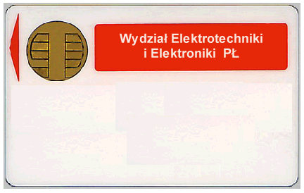 Karta elektroniczna w szkole wyższej karta biblioteczna legitymacja indeks portmonetka Andrzej MATERKA DM 1999/00 nr alb.