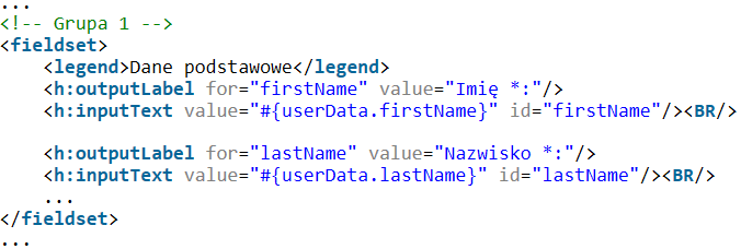 Formularze etykiety Znacznik HTML o nazwie <label> umożliwia dodawanie etykiet do innych elementów HTML.