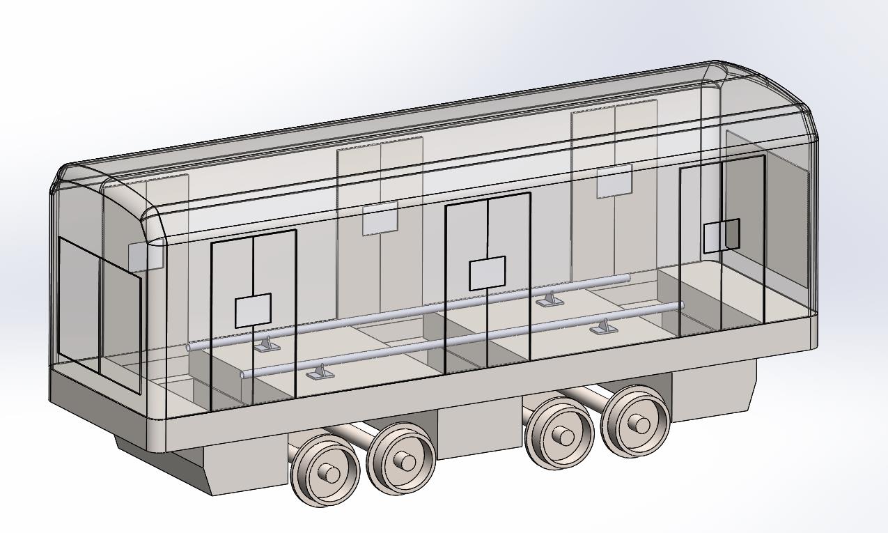 Model 3D Kopalnianego Wozu