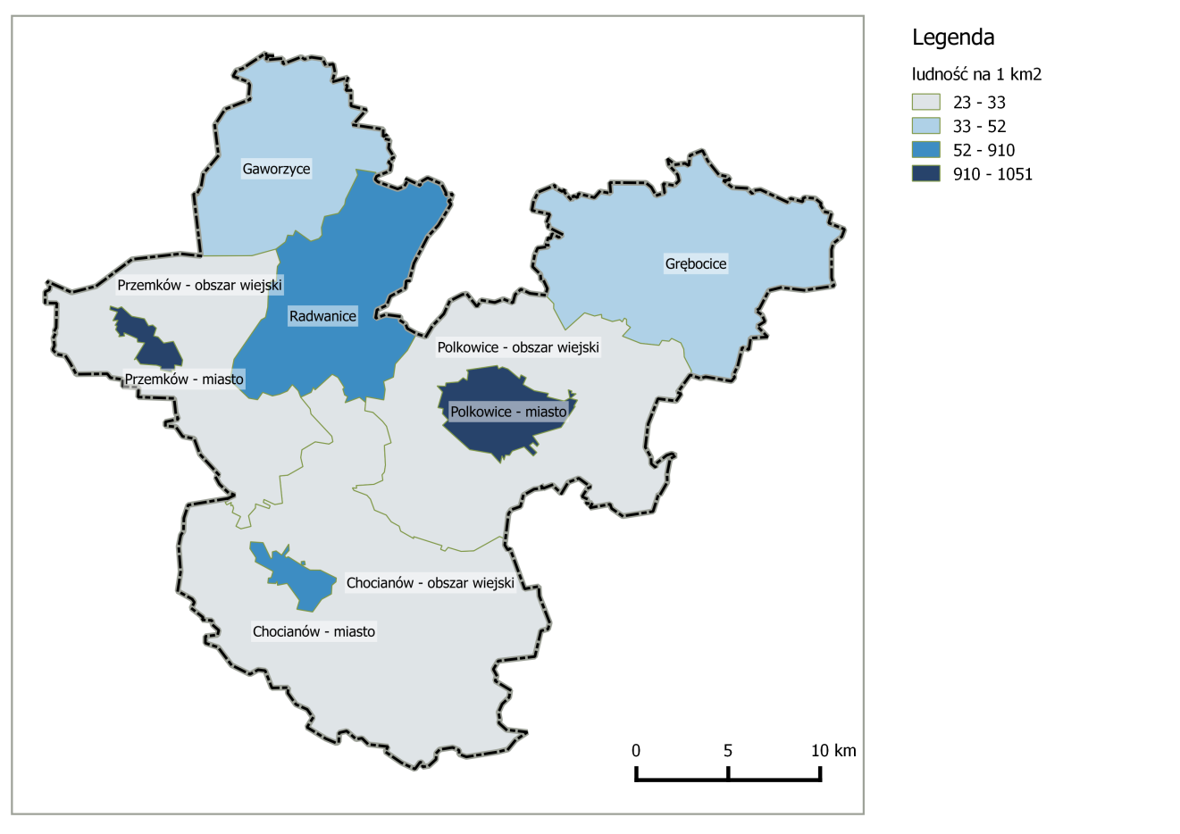 Tabela 2 Liczba ludności w latach 2011 2014 2011 2012 2013 2014 Powiat 63121 63183 63240 63201 Chocianów 13115 13143 13065 13026 Gaworzyce 3965 3960 4019 4010 Grębocice 5301 5336 5361 5353 Polkowice