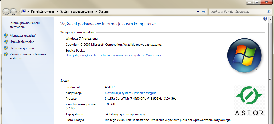 Zanim zaczniesz konfigurację WebMI upewnij się, że: 1. System operacyjny jaki jest zainstalowany na twoim komputerze to system Windows 64-bitowy.