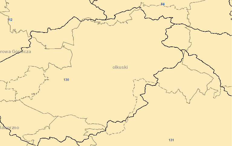 5.4.3. Stan wyjściowy - wody podziemne Powiat olkuski znajduje się w zasięgu Jednolitych Części Wód Podziemnych (JCWPd) o numerach: JCWPd nr 130, JCWPd nr 131, JCWPd nr 132.