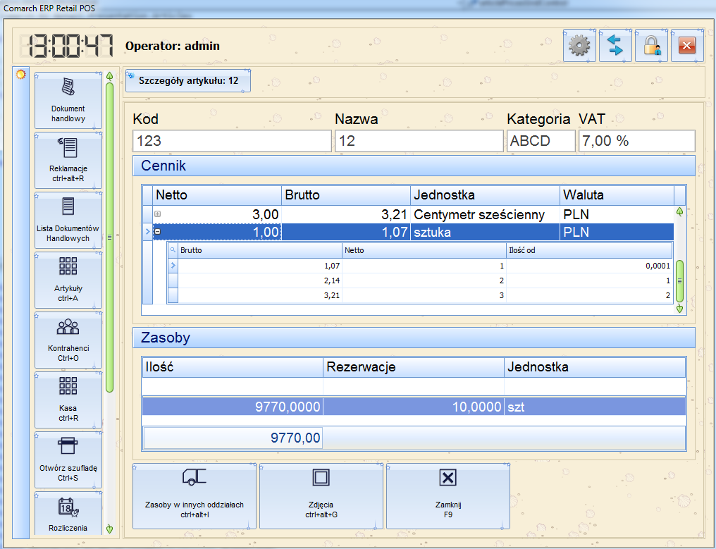 3. Comarch Retail POS 3.1.