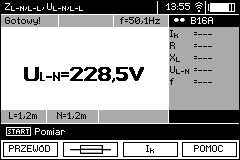 I N - prąd znamionowy zabezpieczenia t - czas zadziałania Limit - limit wynikający z normy (przy wyborze 2/3Z I a jest powiększany o ½I a, przy wyborze ---- I a jest jak w tabelach