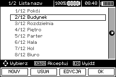 W ten sposób można wpisać wszystkie dane klienta. Przyciskiem F4 zatwierdza się dane i powraca do ekranu z kroku. Przyciskiem ustawić kursor na ikonie obiektu.