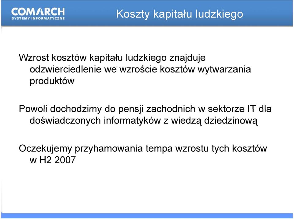 dochodzimy do pensji zachodnich w sektorze IT dla doświadczonych