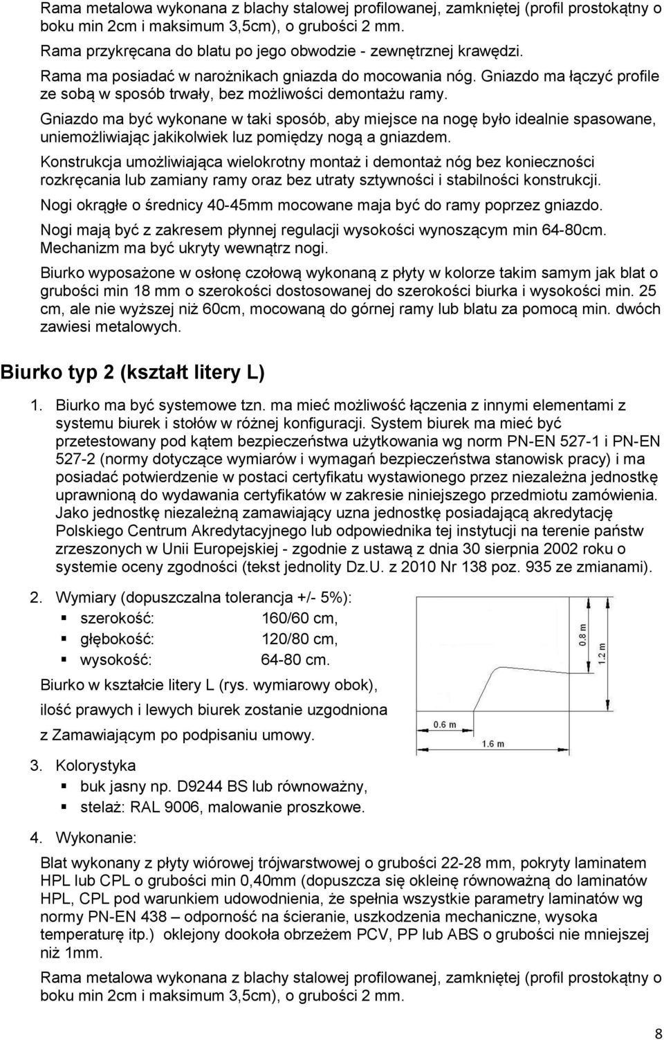 Gniazdo ma łączyć profile ze sobą w sposób trwały, bez możliwości demontażu ramy.