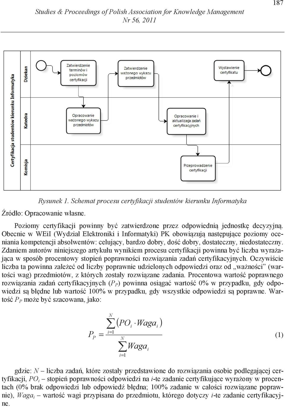 Obecne w WEI (Wydzał Elektronk Informatyk) PK obowzuj nastpujce pozomy ocenana kompetencj absolwentów: celujcy, bardzo dobry, do dobry, dostateczny, nedostateczny.