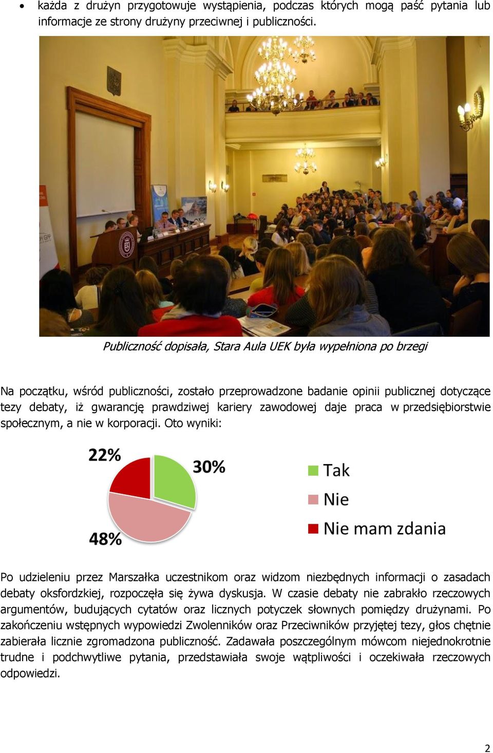 zawodowej daje praca w przedsiębiorstwie społecznym, a nie w korporacji.