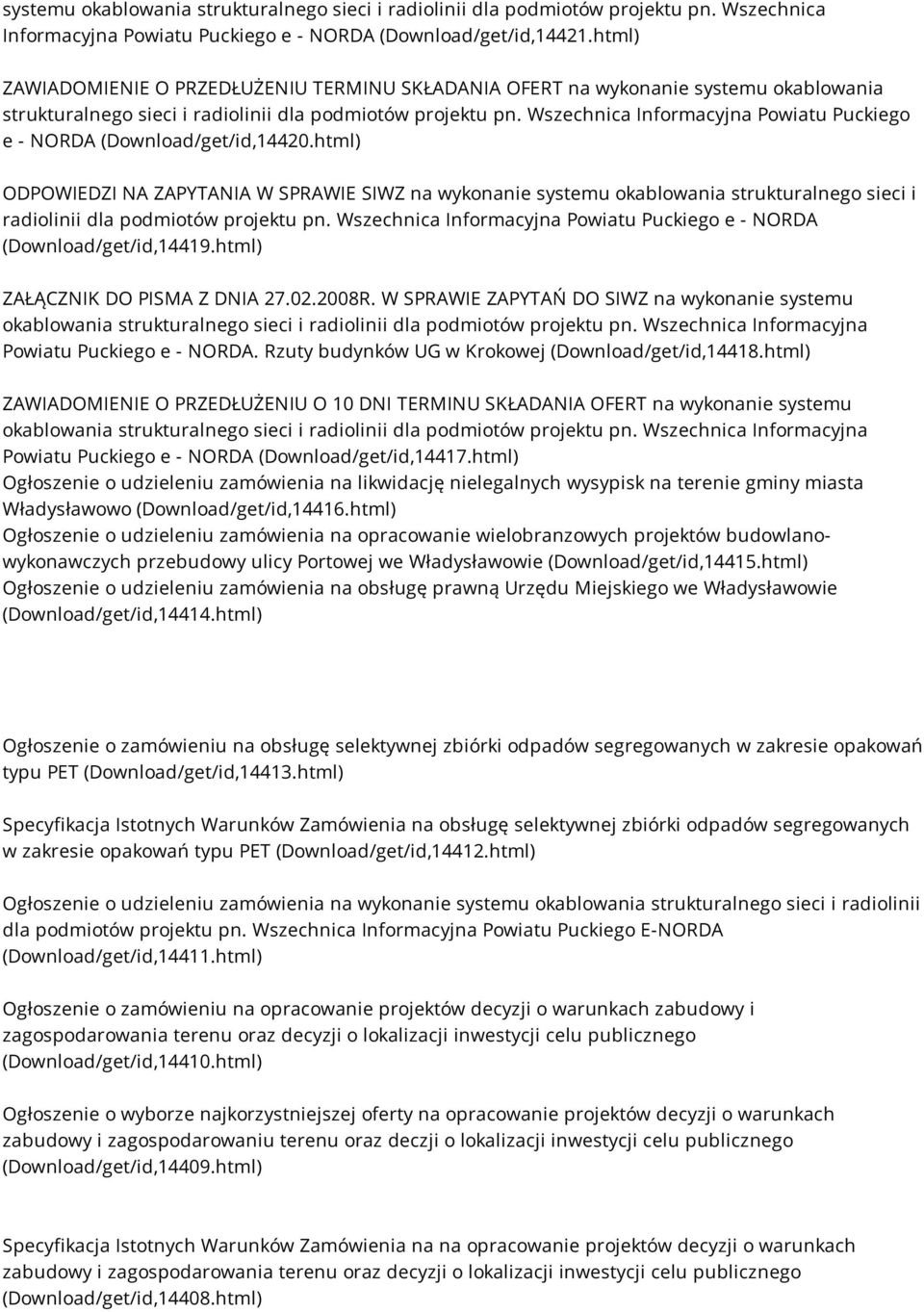 Wszechnica Informacyjna Powiatu Puckiego e - NORDA (Download/get/id,14420.