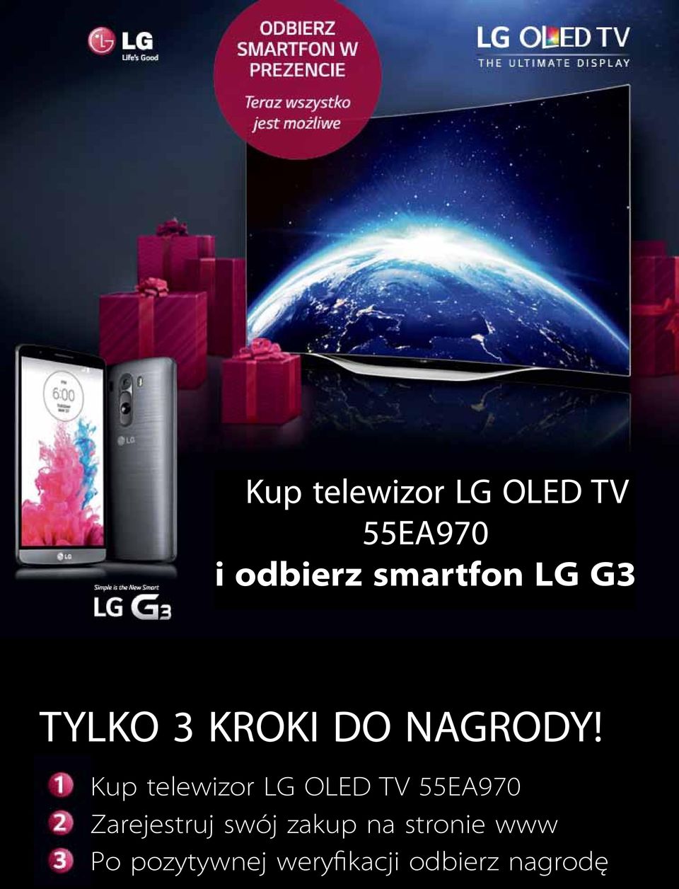 Kup telewizor LG OLED TV 55EA970 Zarejestruj