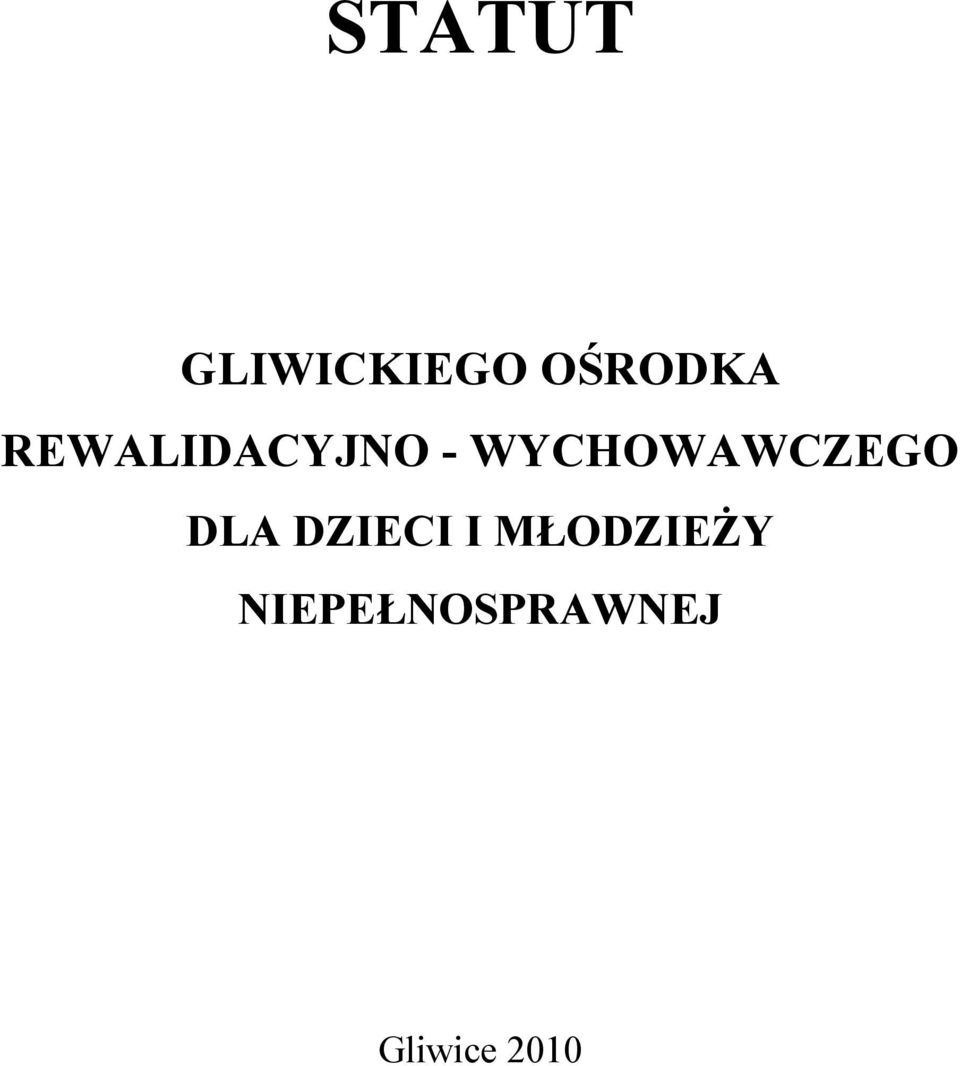 WYCHOWAWCZEGO DLA DZIECI I