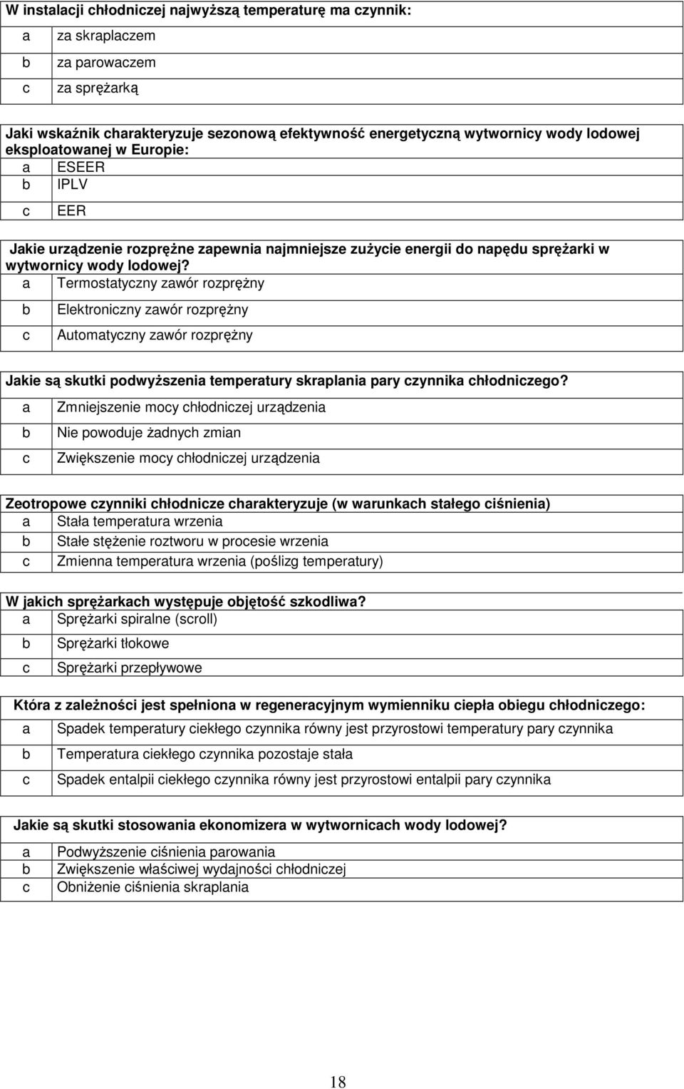 Termosttyzny zwór rozpręŝny Elektronizny zwór rozpręŝny Automtyzny zwór rozpręŝny Jkie są skutki podwyŝszeni tempertury skrplni pry zynnik hłodnizego?