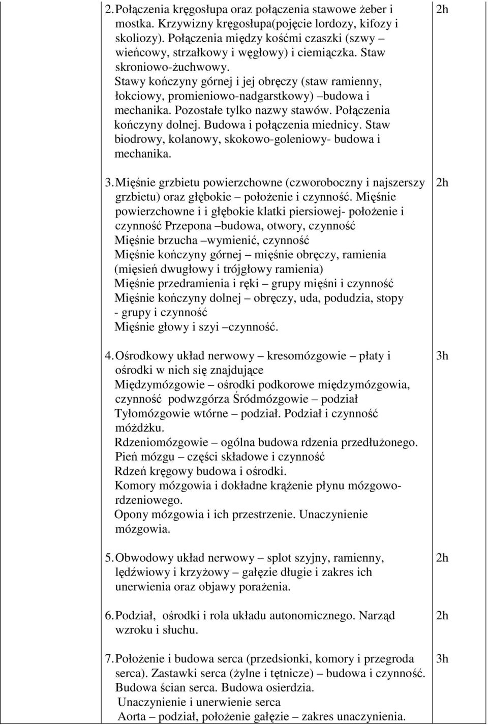 Stawy kończyny górnej i jej obręczy (staw ramienny, łokciowy, promieniowo-nadgarstkowy) budowa i mechanika. Pozostałe tylko nazwy stawów. Połączenia kończyny dolnej. Budowa i połączenia miednicy.