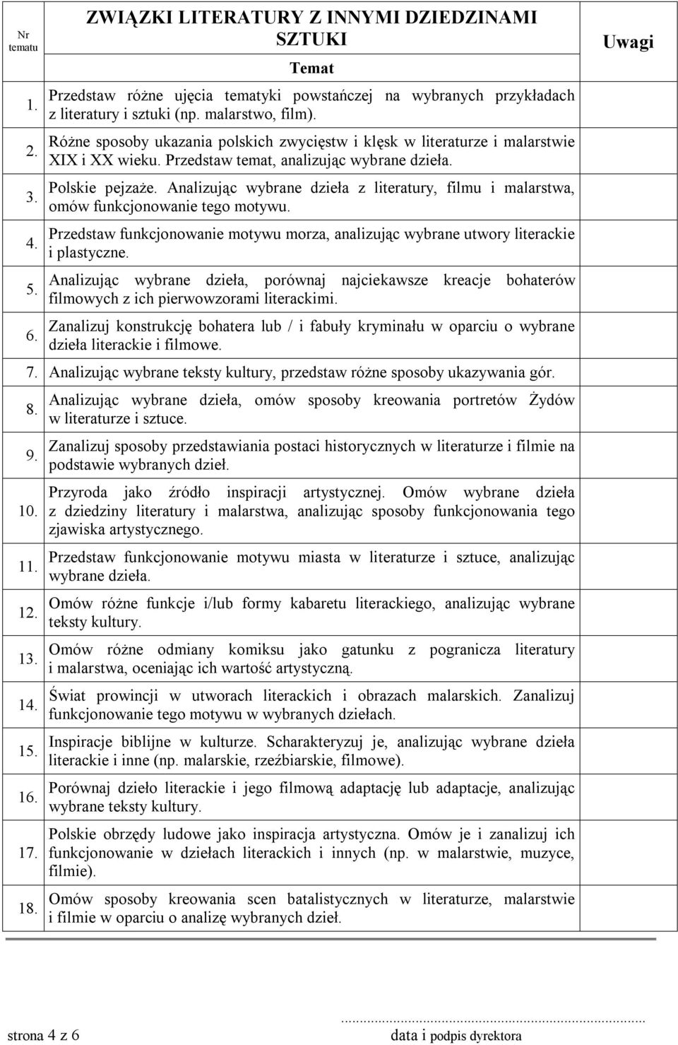 Analizując wybrane dzieła z literatury, filmu i malarstwa, omów funkcjonowanie tego motywu. Przedstaw funkcjonowanie motywu morza, analizując wybrane utwory literackie i plastyczne.