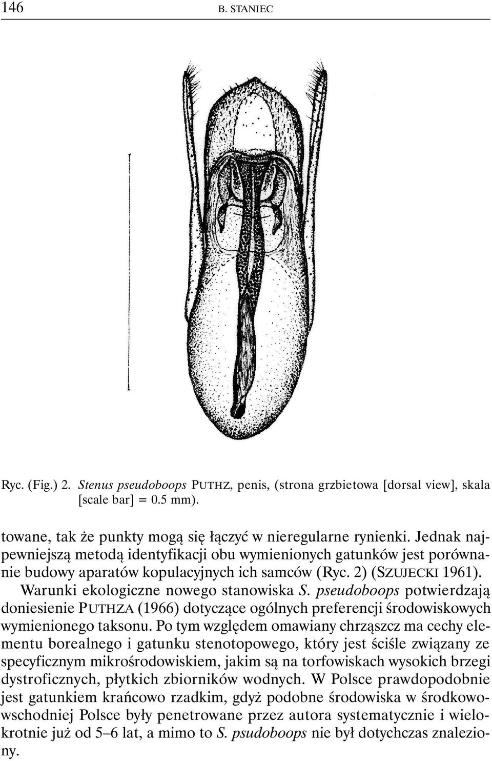 pseudoboops potwierdzają doniesienie PUTHZA (1966) dotyczące ogólnych preferencji środowiskowych wymienionego taksonu.