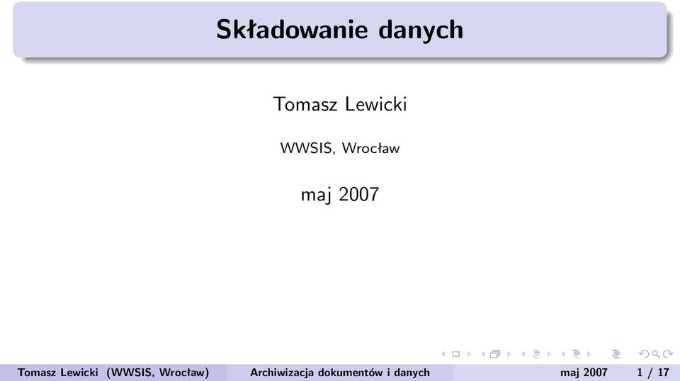 Lewicki (WWSIS, Wrocław)