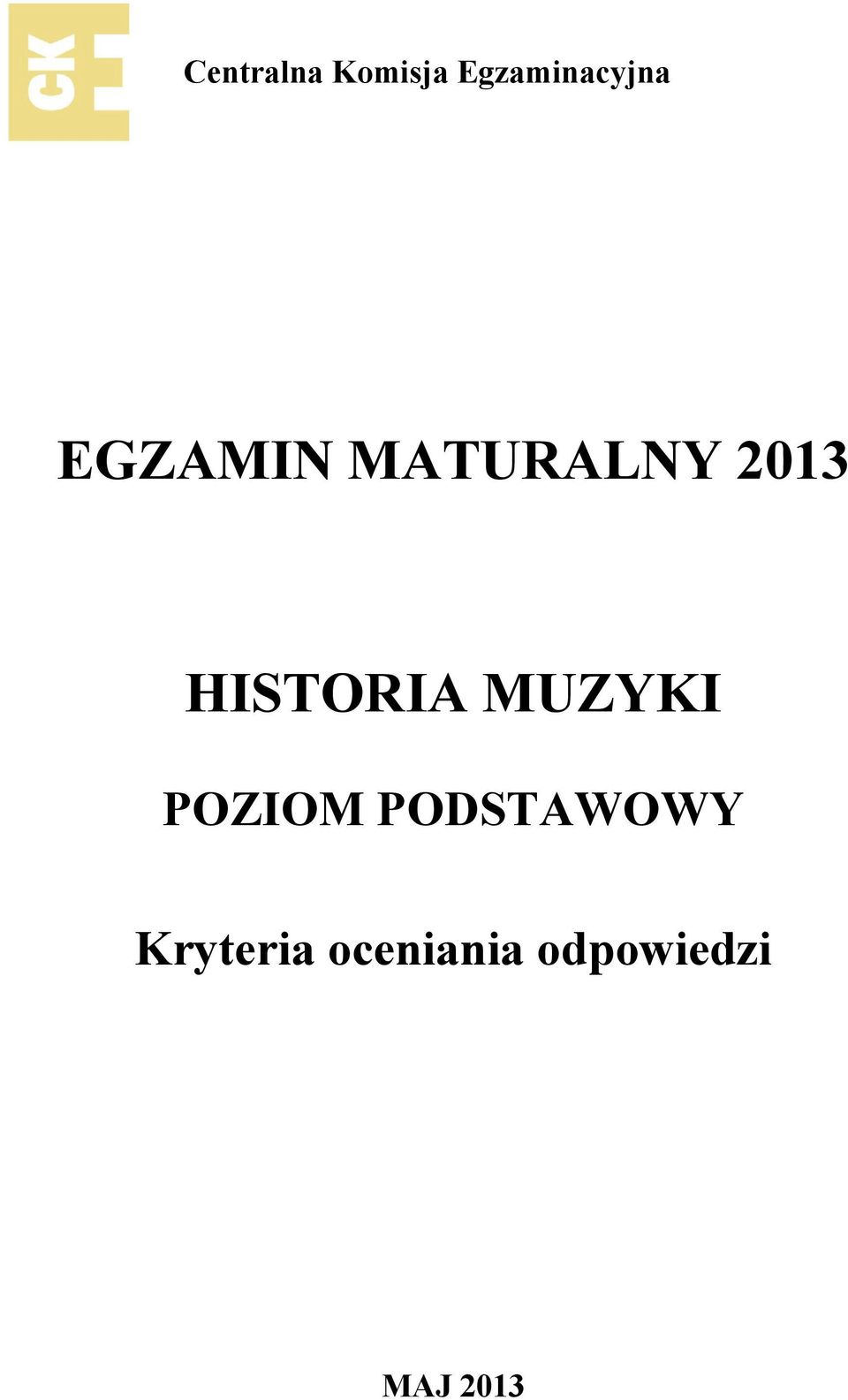 MUZYKI POZIOM PODSTAWOWY