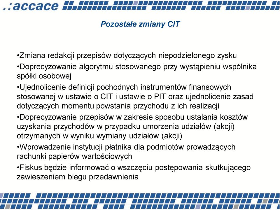 Doprecyzowanie przepisów w zakresie sposobu ustalania kosztów uzyskania przychodów w przypadku umorzenia udziałów (akcji) otrzymanych w wyniku wymiany udziałów (akcji)