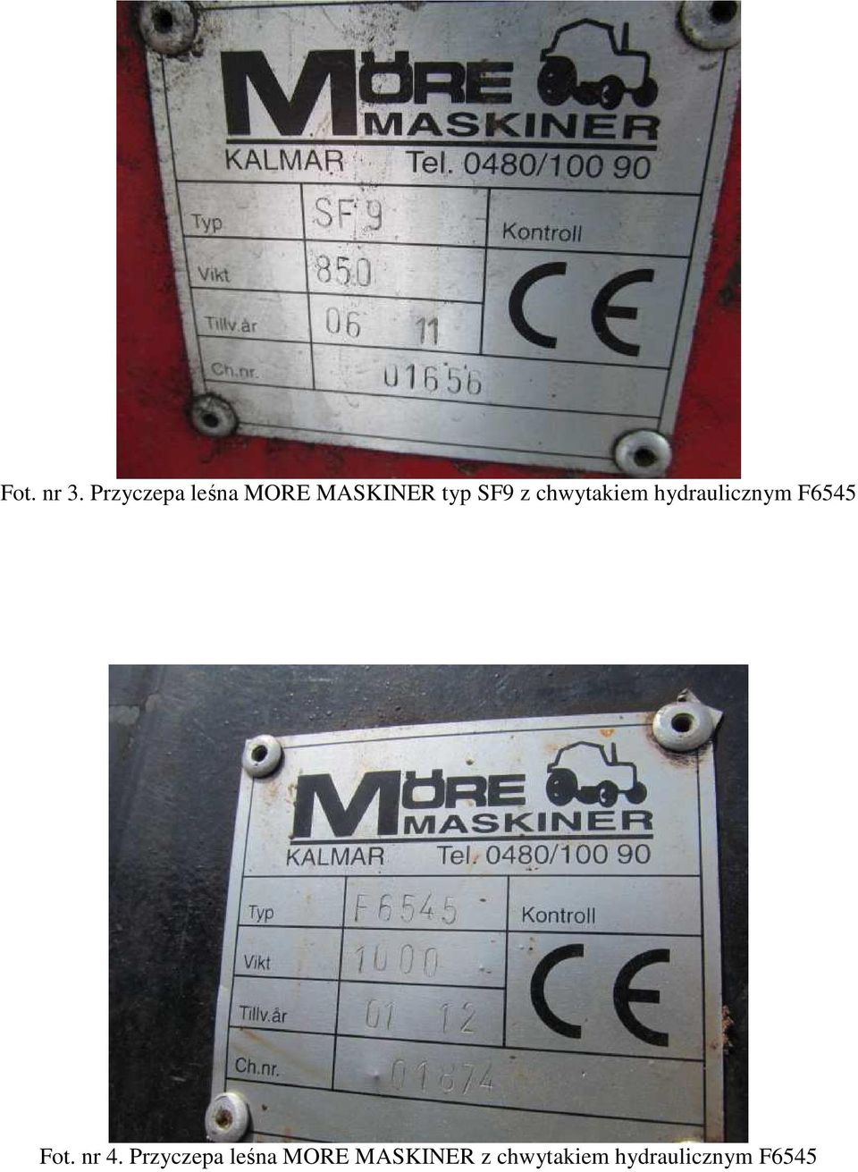 z chwytakiem hydraulicznym F6545 Fot.