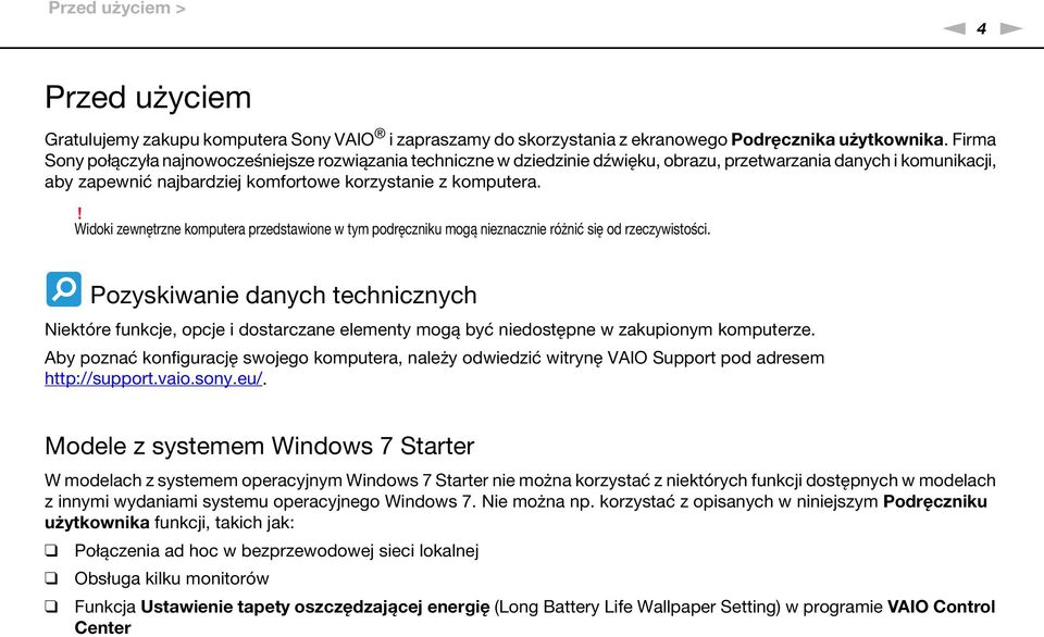 ! Widoki zewnętrzne komputera przedstawione w tym podręczniku mogą nieznacznie różnić się od rzeczywistości.