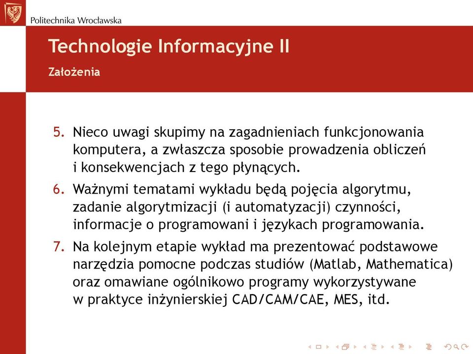 płynących. 6.